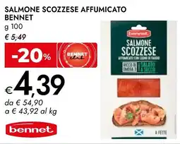 Bennet Salmone scozzese affumicato BENNET offerta
