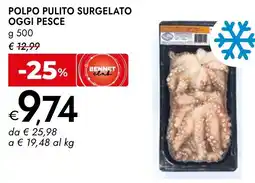 Bennet Polpo pulito surgelato OGGI PESCE offerta