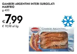 Bennet Gamberi argentini interi surgelati MARFRIO offerta