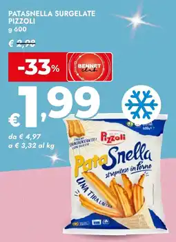 Bennet Patasnella surgelate PIZZOLI offerta