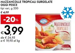 Bennet Mazzancolle tropicali surgelate OGGI PESCE offerta