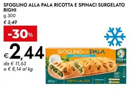 Bennet Sfoglino alla pala ricotta e spinaci surgelato RIGHI offerta
