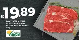 Bennet Roastbeef a fette di bovino adulto filiera valore BENNET offerta