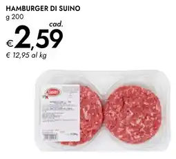 Bennet Hamburger di suino offerta