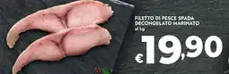 Bennet Filetto di pesce spada decongelato marinato offerta