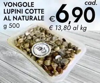 Bennet Vongole lupini cotte al naturale offerta