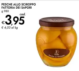 Bennet Pesche allo sciroppo FATTORIA DEI SAPORI offerta