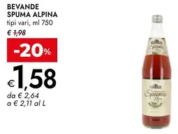 Bennet Bevande SPUMA ALPINA offerta
