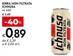 Bennet Birra non filtrata ICHNUSA offerta