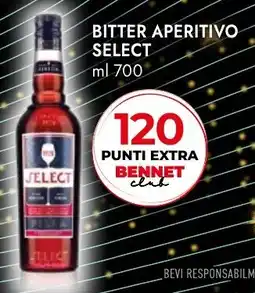 Bennet Bitter aperitivo SELECT offerta