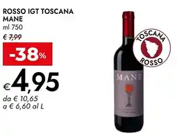 Bennet Rosso igt toscana MANE offerta