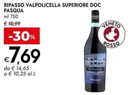 Bennet Ripasso valpolicella superiore DOC PASQUA offerta