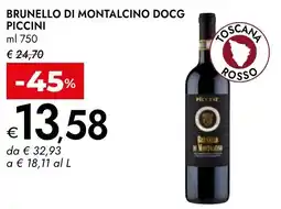 Bennet Brunello di montalcino docg PICCINI offerta