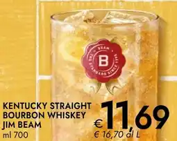 Bennet Kentucky straight bourbon whiskey JIM BEAM offerta