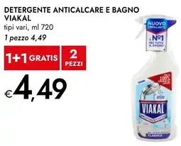 Bennet Detergente anticalcare e bagno VIAKAL offerta
