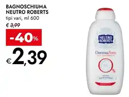 Bennet Bagnoschiuma NEUTRO ROBERTS offerta