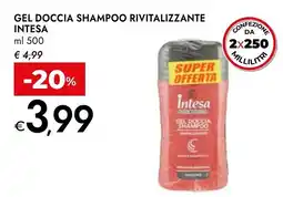 Bennet Gel doccia shampoo rivitalizzante INTESA offerta