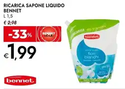 Bennet Ricarica sapone liquido BENNET offerta