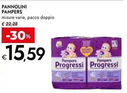 Bennet Pannolini PAMPERS offerta