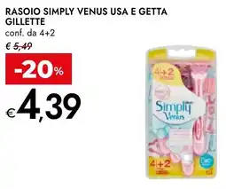 Bennet Rasoio simply venus usa e getta GILLETTE offerta