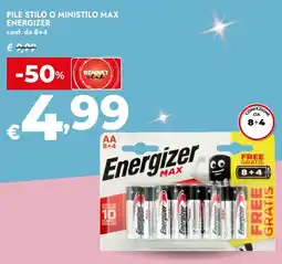 Bennet Pile stilo o ministilo max ENERGIZER offerta