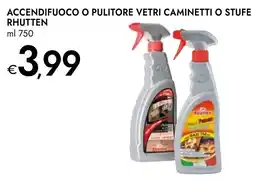 Bennet Accendifuoco o pulitore vetri caminetti o stufe RHUTTEN offerta