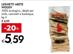 Bennet Legnetti abete WOODY offerta