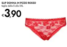 Bennet Slip donna in pizzo rosso offerta
