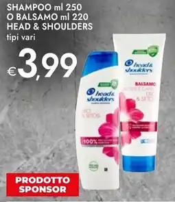 Bennet Shampoo o balsamo HEAD & SHOULDERS offerta