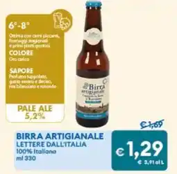 MD Discount Birra artigianale LETTERE DALL'ITALIA offerta