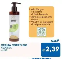 MD Discount Crema corpo bio NEOVEDA offerta