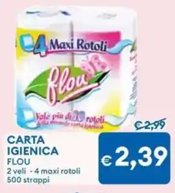 MD Discount Carta igienica FLOU offerta