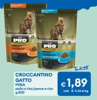 MD Discount Croccantino gatto MIBA offerta
