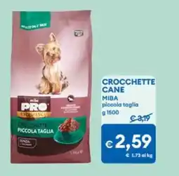 MD Discount Crocchette cane MIBA offerta