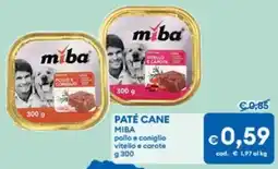 MD Discount Paté cane MIBA offerta