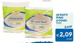 MD Discount 25 piatti piani o fondi FLOU offerta