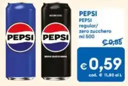 MD Discount PEPSI regular/ zero zucchero offerta