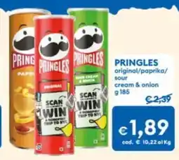 MD Discount PRINGLES original/paprika/ sour cream & onion offerta