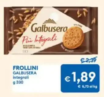 MD Discount Frollini GALBUSERA offerta