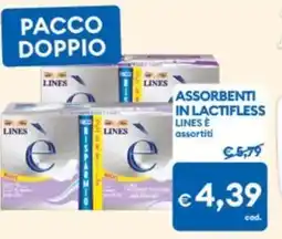 MD Discount Assorbenti in lactifless LINES È offerta