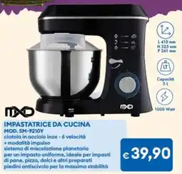 MD Discount MXD IMPASTATRICE DA CUCINA MOD. SM-9210Y offerta