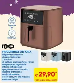 MD Discount MXD friggitrice ad aria offerta