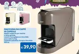 MD Discount Macchina da caffé in capsule offerta