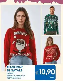 MD Discount Maglione di natale unisex offerta
