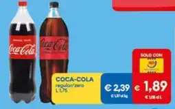 MD Discount COCA-COLA regular/zero offerta