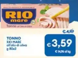 MD Discount Tonno RIO MARE offerta