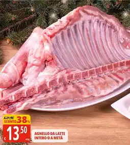 Tigros Agnello da latte intero o a metà offerta