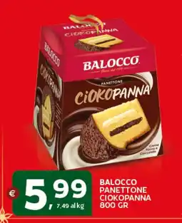 Extra Supermercati Balocco panettone ciokopanna offerta
