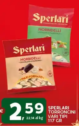Extra Supermercati Sperlari torroncini offerta