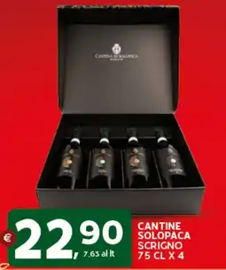 Extra Supermercati Cantine solopaca scrigno offerta